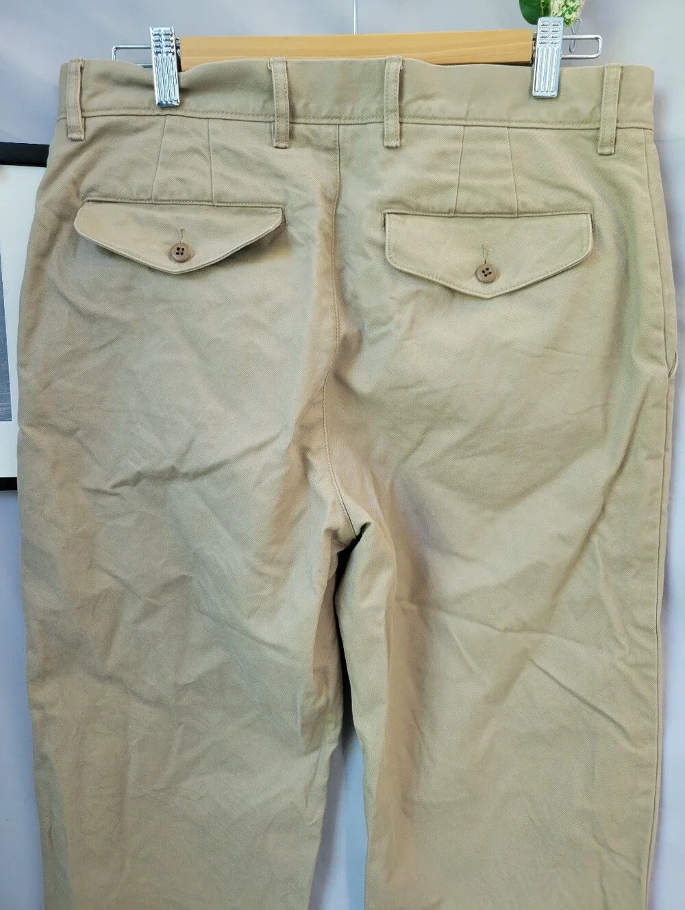 J. Crew Classic Flat Front Chino Trouser Pant Khaki 31 x 28